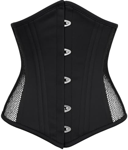 Double Steel Boned Waist Trainer Corset for Women | Underbust Mesh Cincher | Shapewear, Slimming & Posture Support