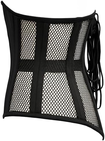 Double Steel Boned Waist Trainer Corset for Women | Underbust Mesh Cincher | Shapewear, Slimming & Posture Support